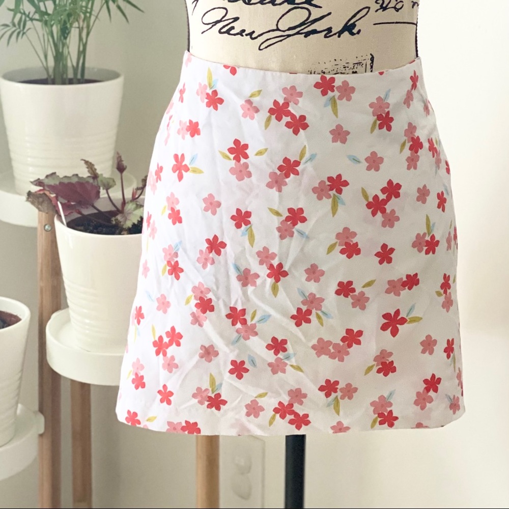 Reversible Floral Skirt